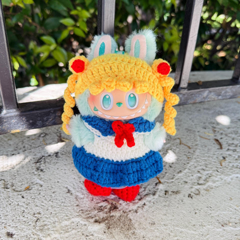 Halloween Costume Sailer Moon Labubu Clothes