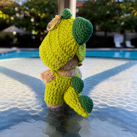 Cute Crochet Labubu Dinosaur Clothes
