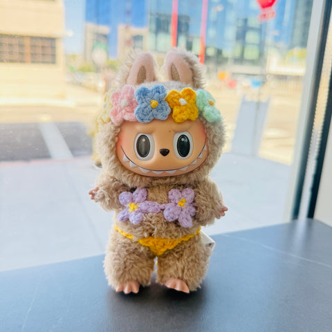 Labubu Crochet Bikini Clothes, Cute Labubu Sunglasses Accessories