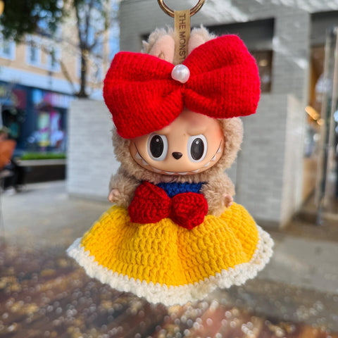Cute Crochet Labubu Halloween Snow White Clothes