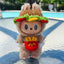 Cute Handmade Labubu Crochet Burger and Fries Clothes, 17cm Doll Clothes