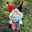 Custom Two Colors Crochet Labubu Halloween Clown Clothes