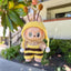 Handmade Crochet Labubu Bee Clothes